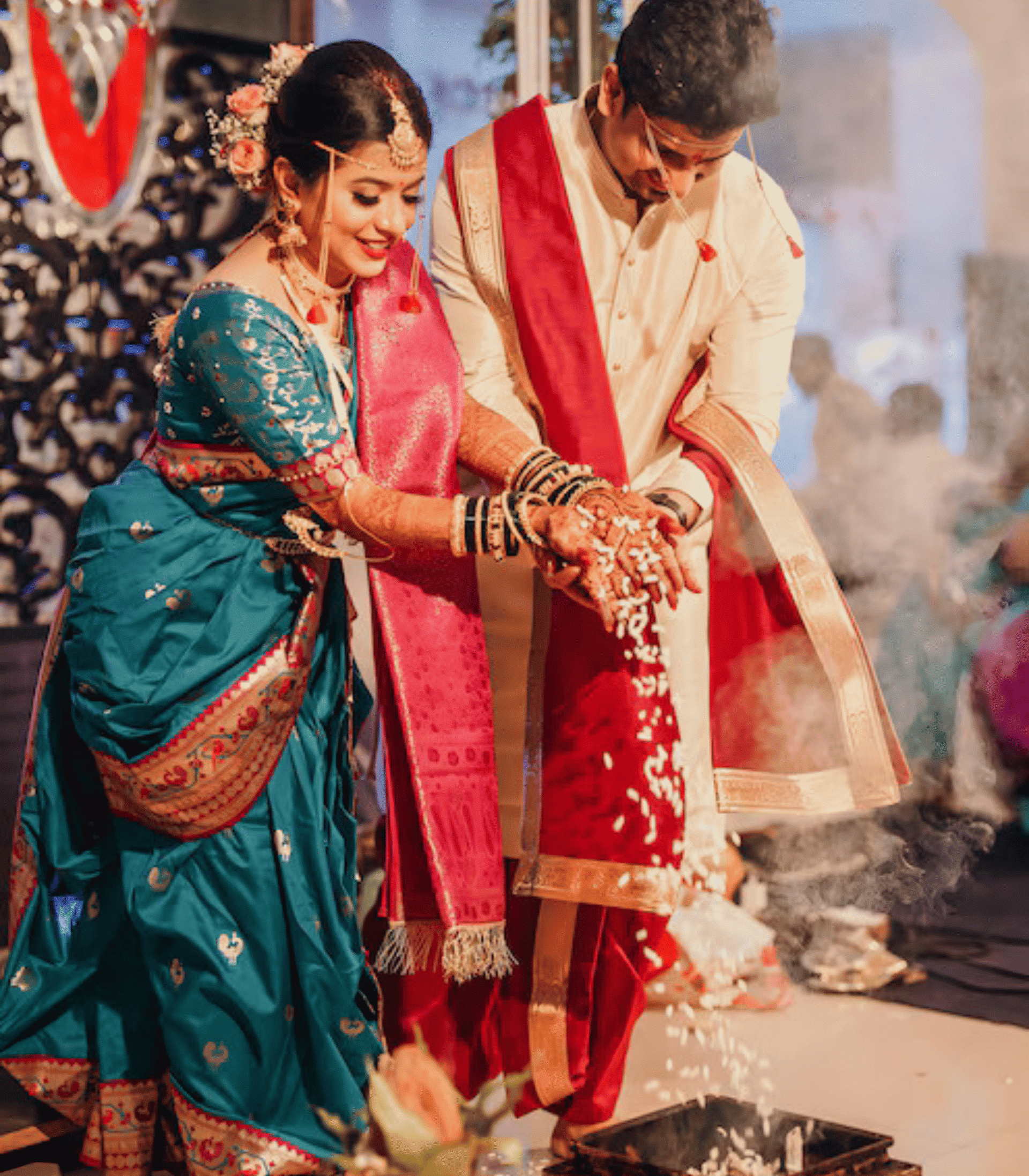 Photo of Cartagena's cathedral at the background and some colonial style houses